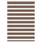 vidaXL Doppelrollo Dunkelgrau Stoffbreite 35,9 cm Polyester