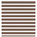 vidaXL Doppelrollo Dunkelgrau Stoffbreite 35,9 cm Polyester