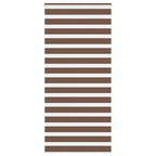 vidaXL Doppelrollo Dunkelgrau Stoffbreite 35,9 cm Polyester