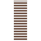 vidaXL Doppelrollo Dunkelgrau Stoffbreite 35,9 cm Polyester