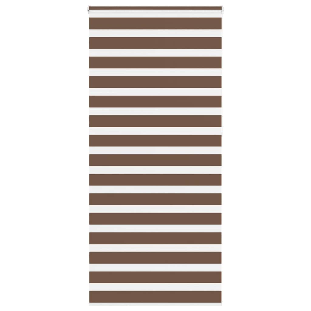 vidaXL Doppelrollo Dunkelgrau Stoffbreite 35,9 cm Polyester