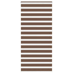 vidaXL Doppelrollo Dunkelgrau Stoffbreite 35,9 cm Polyester