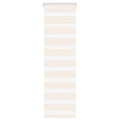 vidaXL Doppelrollo Marmorbeige 40x100 cm Stoffbreite 35,9 cm Polyester