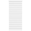 vidaXL Doppelrollo Dunkelgrau Stoffbreite 35,9 cm Polyester