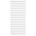 vidaXL Doppelrollo Dunkelgrau Stoffbreite 35,9 cm Polyester