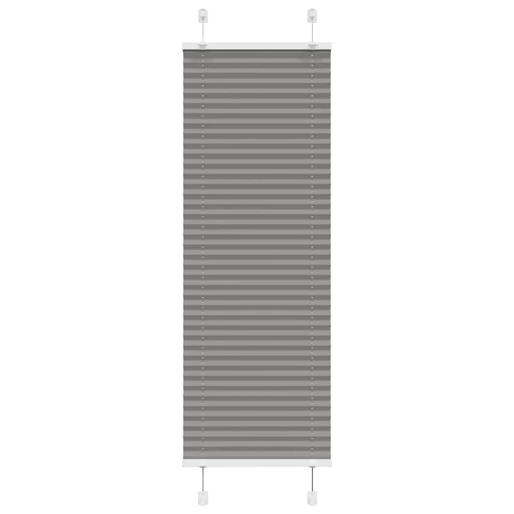 vidaXL Plissee Anthrazit Stoffbreite 39,4 cm Polyester