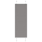 vidaXL Plissee Anthrazit Stoffbreite 39,4 cm Polyester