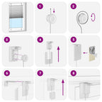 vidaXL Plissee Anthrazit Stoffbreite 39,4 cm Polyester