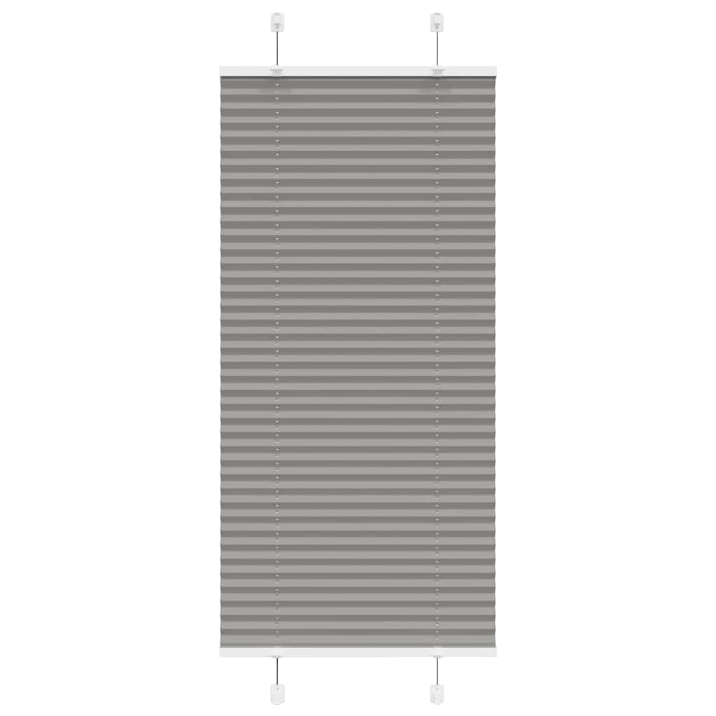 vidaXL Plissee Anthrazit Stoffbreite 39,4 cm Polyester