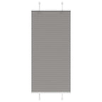 vidaXL Plissee Anthrazit Stoffbreite 39,4 cm Polyester