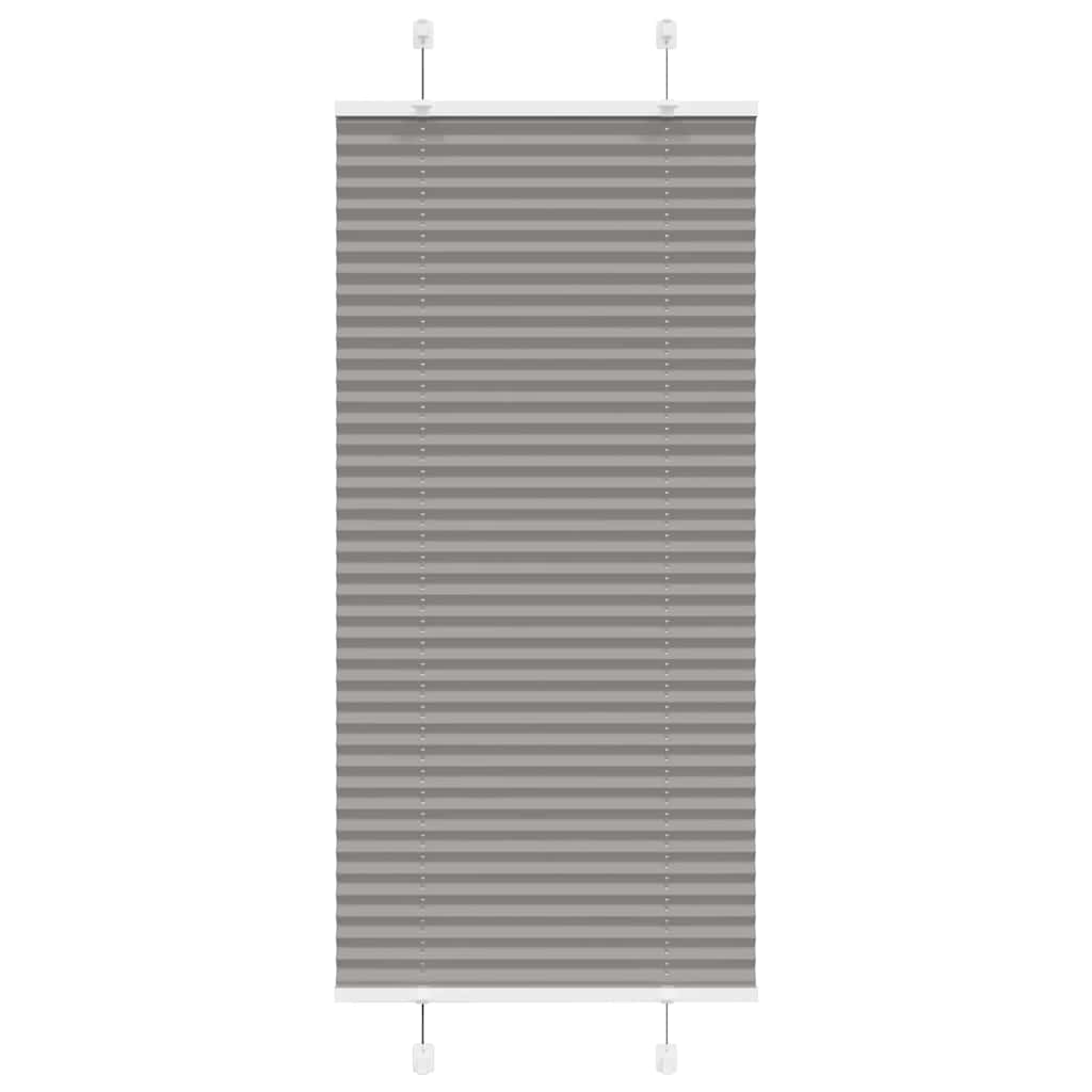vidaXL Plissee Anthrazit Stoffbreite 39,4 cm Polyester