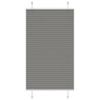 vidaXL Plissee Anthrazit Stoffbreite 39,4 cm Polyester