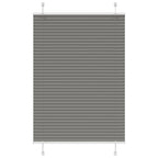 vidaXL Plissee Anthrazit Stoffbreite 39,4 cm Polyester