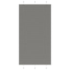 vidaXL Plissee Anthrazit Stoffbreite 39,4 cm Polyester