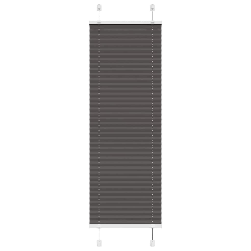 vidaXL Plissee Anthrazit Stoffbreite 39,4 cm Polyester