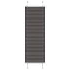 vidaXL Plissee Anthrazit Stoffbreite 39,4 cm Polyester