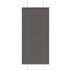 vidaXL Plissee Anthrazit Stoffbreite 39,4 cm Polyester
