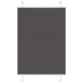 vidaXL Plissee Anthrazit Stoffbreite 39,4 cm Polyester
