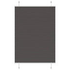 vidaXL Plissee Anthrazit Stoffbreite 39,4 cm Polyester