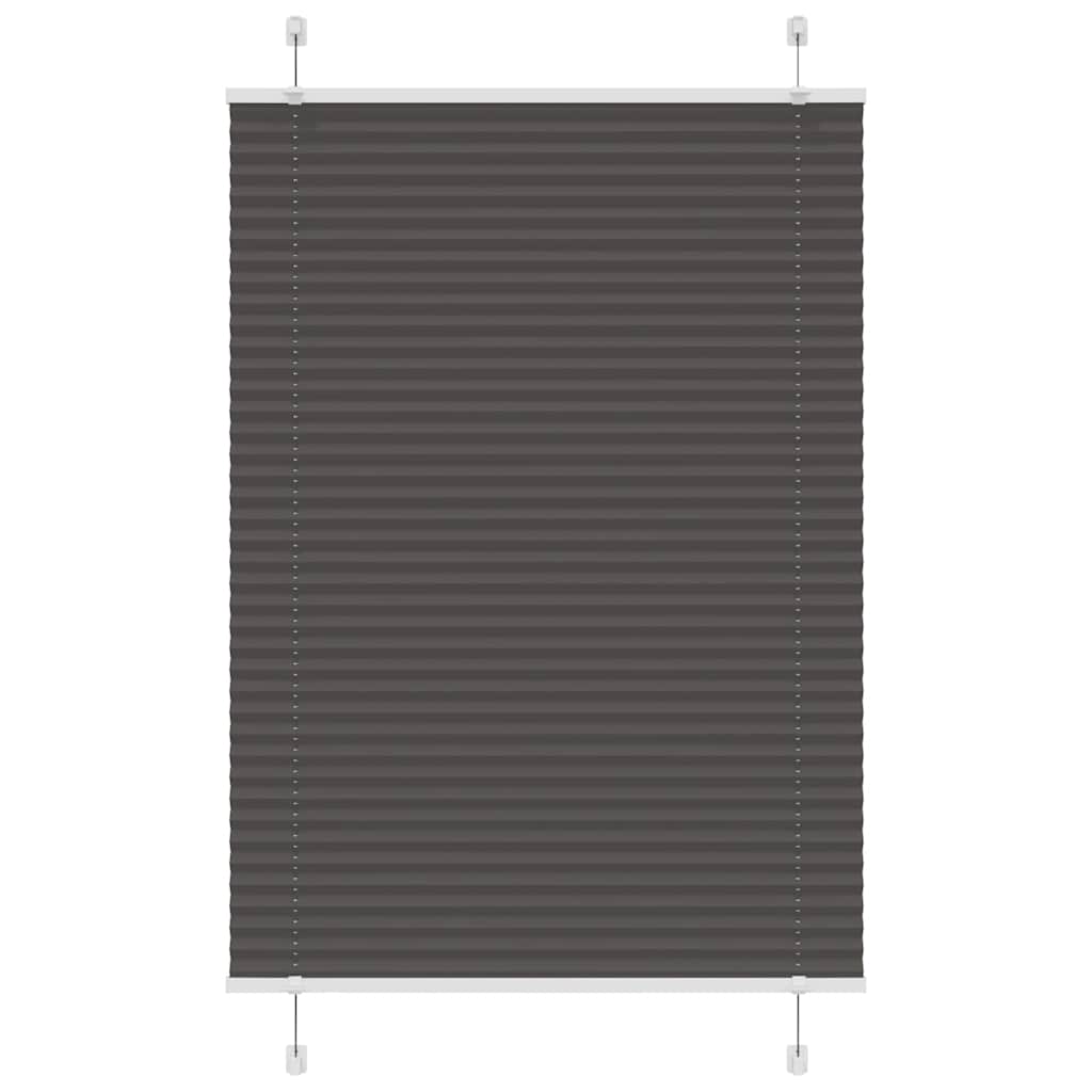 vidaXL Plissee Anthrazit Stoffbreite 39,4 cm Polyester