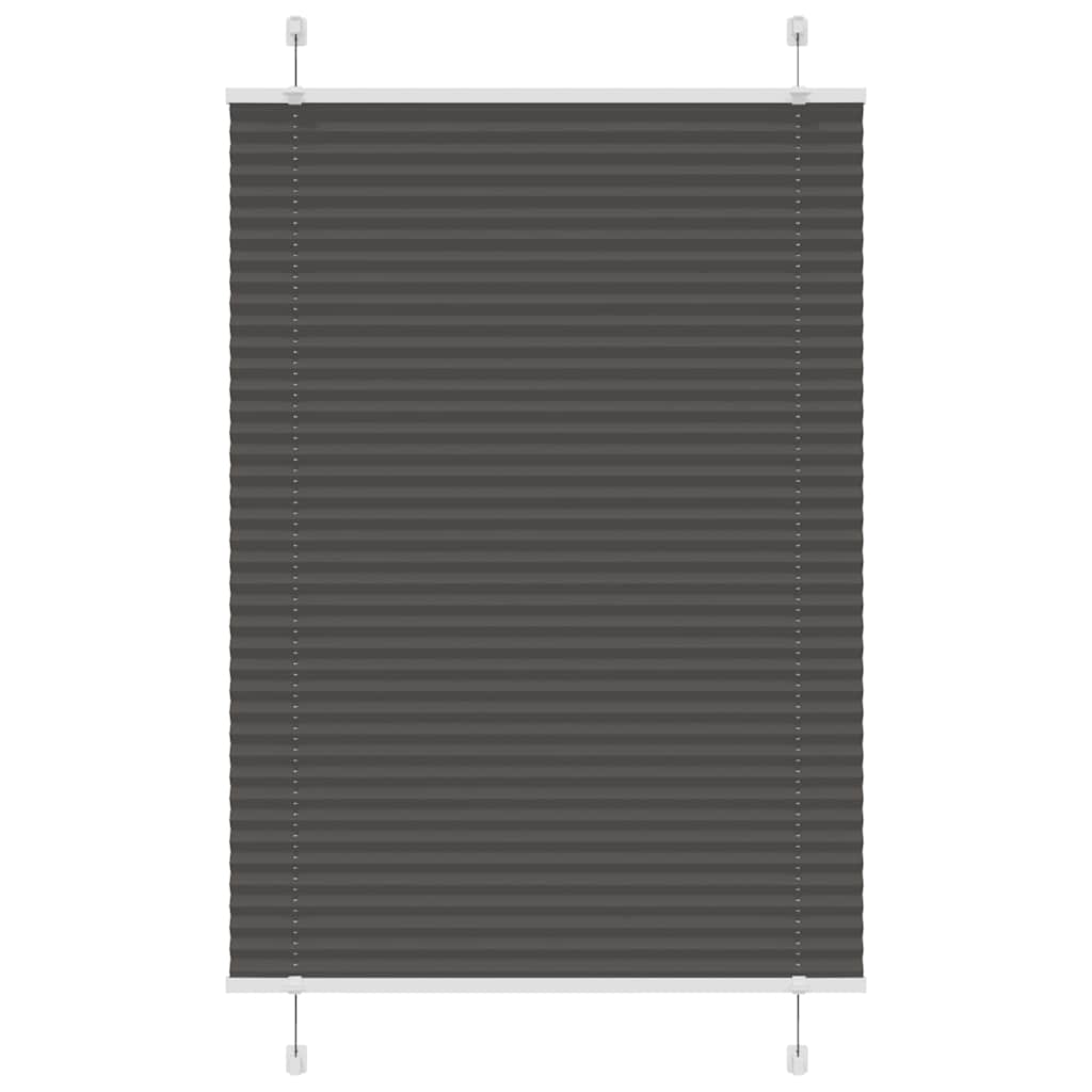 vidaXL Plissee Anthrazit Stoffbreite 39,4 cm Polyester