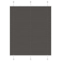 vidaXL Plissee Anthrazit Stoffbreite 39,4 cm Polyester