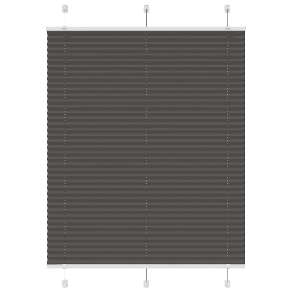 vidaXL Plissee Anthrazit Stoffbreite 39,4 cm Polyester