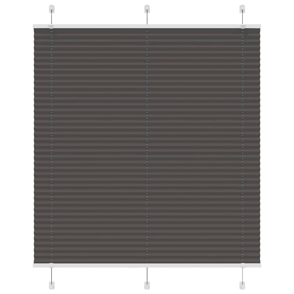 vidaXL Plissee Anthrazit Stoffbreite 39,4 cm Polyester