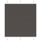 vidaXL Plissee Anthrazit Stoffbreite 39,4 cm Polyester