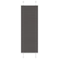 vidaXL Plissee Anthrazit Stoffbreite 39,4 cm Polyester