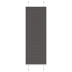 vidaXL Plissee Anthrazit Stoffbreite 39,4 cm Polyester
