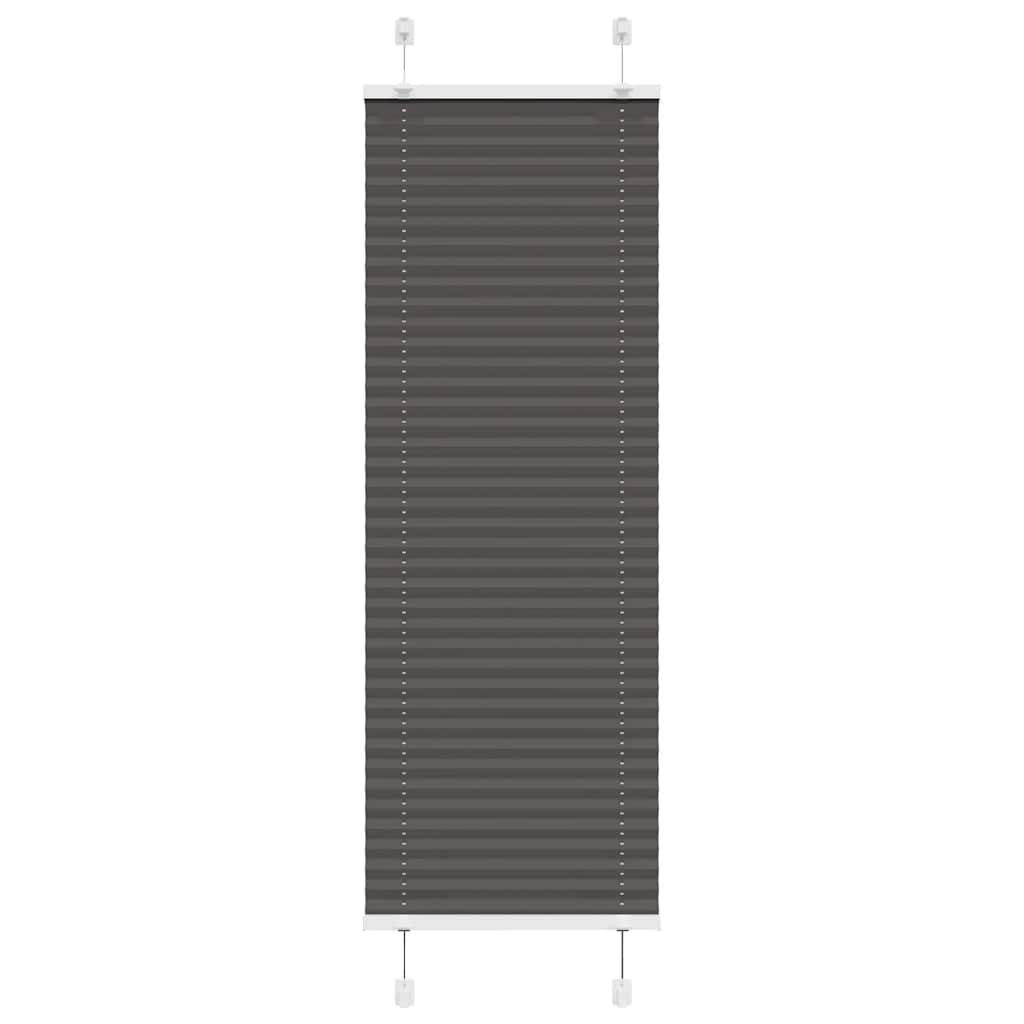 vidaXL Plissee Anthrazit Stoffbreite 39,4 cm Polyester