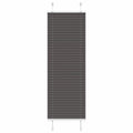 vidaXL Plissee Anthrazit Stoffbreite 39,4 cm Polyester