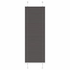 vidaXL Plissee Anthrazit Stoffbreite 39,4 cm Polyester