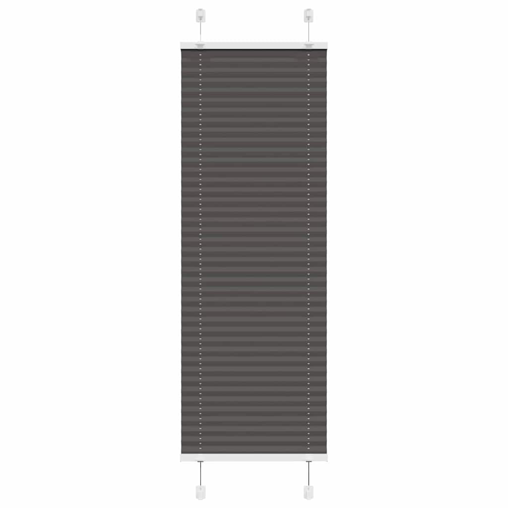 vidaXL Plissee Anthrazit Stoffbreite 39,4 cm Polyester
