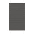 vidaXL Plissee Anthrazit Stoffbreite 39,4 cm Polyester