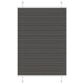 vidaXL Plissee Anthrazit Stoffbreite 39,4 cm Polyester