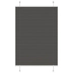 vidaXL Plissee Anthrazit Stoffbreite 39,4 cm Polyester