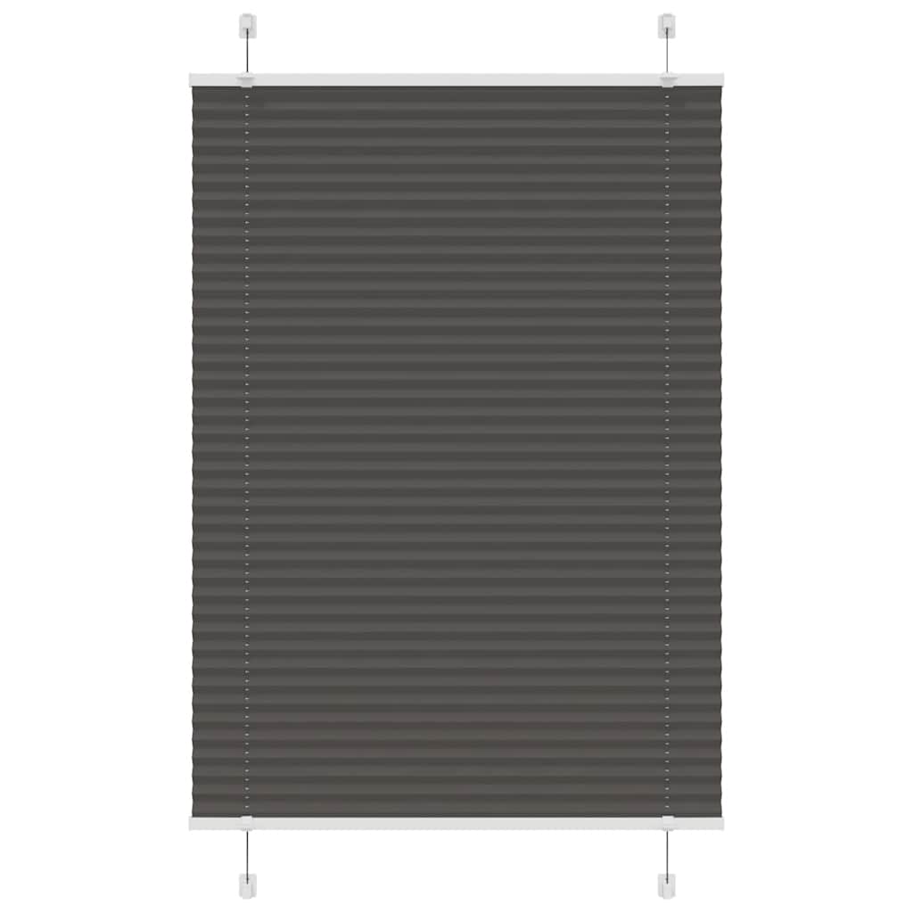 vidaXL Plissee Anthrazit Stoffbreite 39,4 cm Polyester