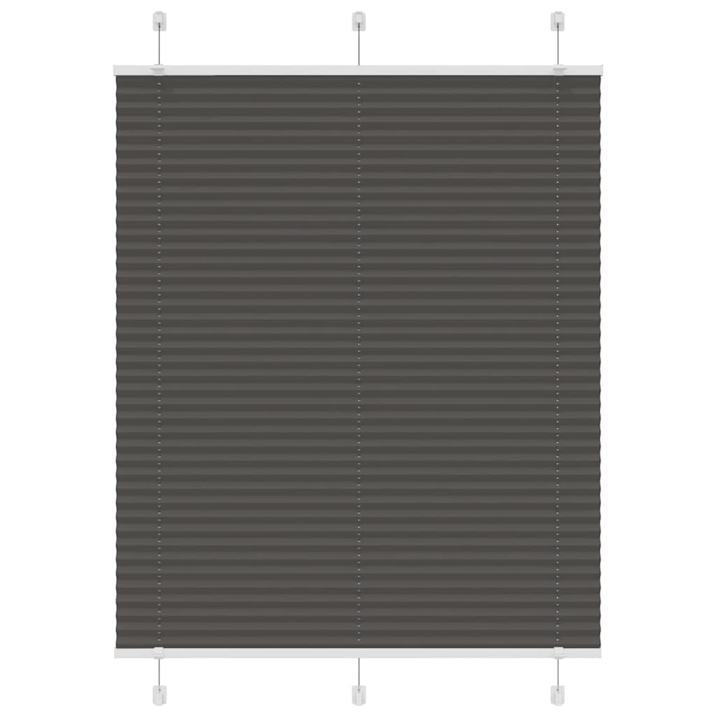 vidaXL Plissee Anthrazit Stoffbreite 39,4 cm Polyester