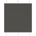 vidaXL Plissee Anthrazit Stoffbreite 39,4 cm Polyester