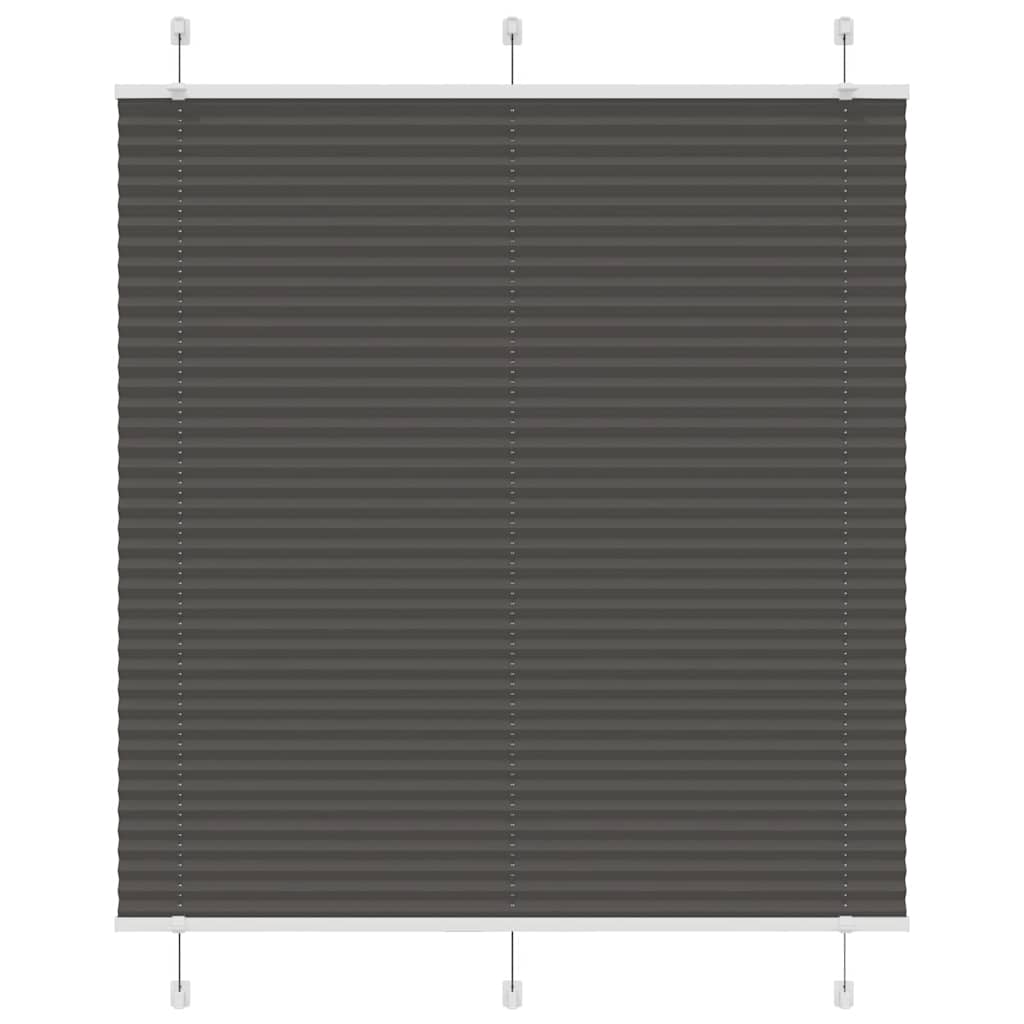 vidaXL Plissee Anthrazit Stoffbreite 39,4 cm Polyester