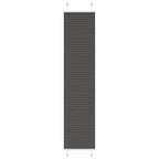 vidaXL Plissee Anthrazit Stoffbreite 39,4 cm Polyester