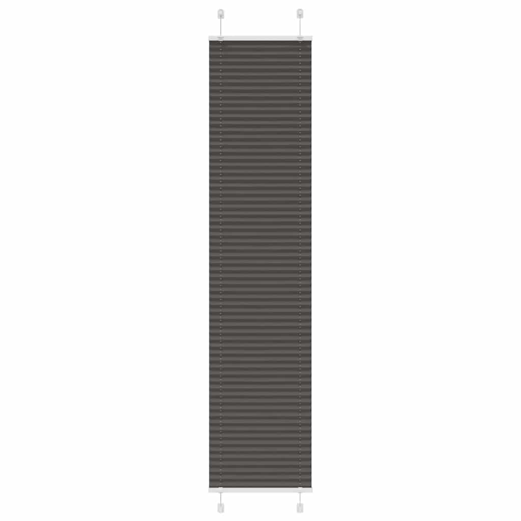 vidaXL Plissee Anthrazit Stoffbreite 39,4 cm Polyester