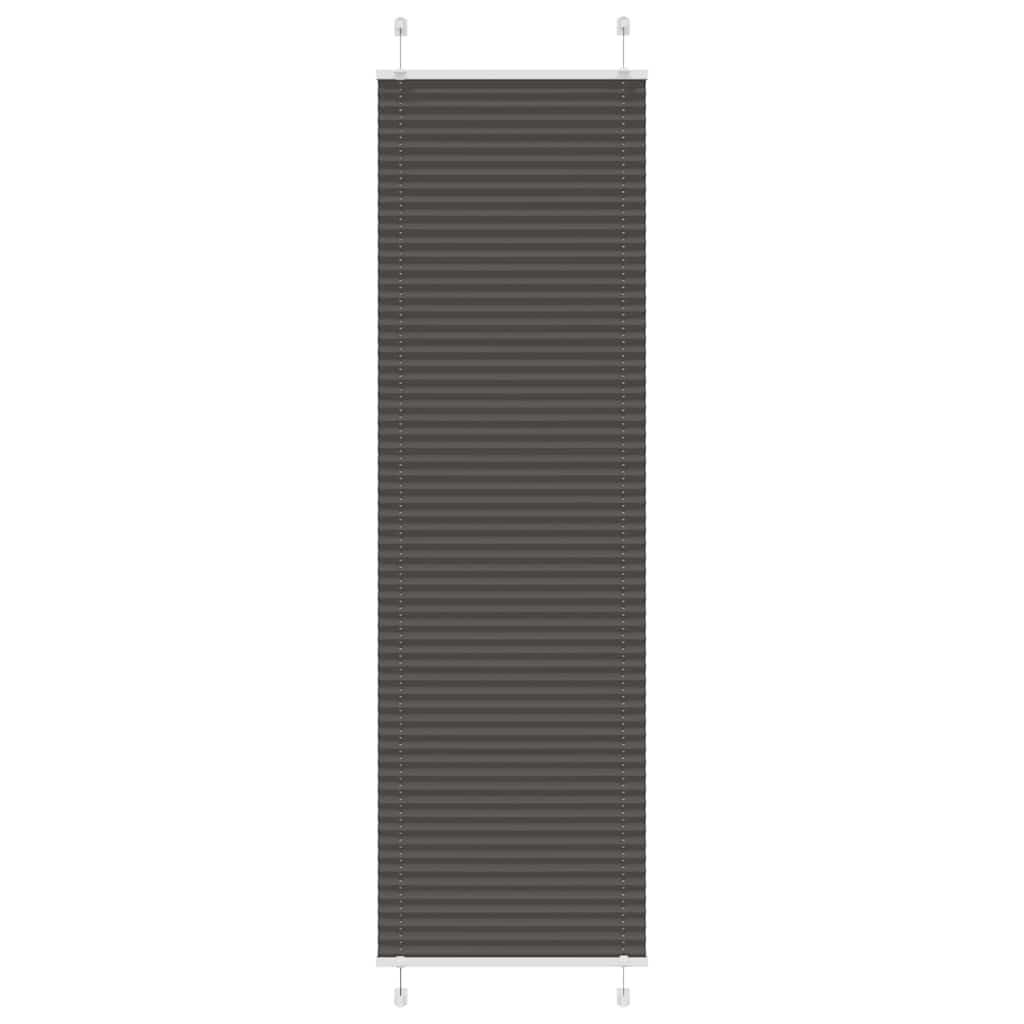 vidaXL Plissee Anthrazit Stoffbreite 39,4 cm Polyester