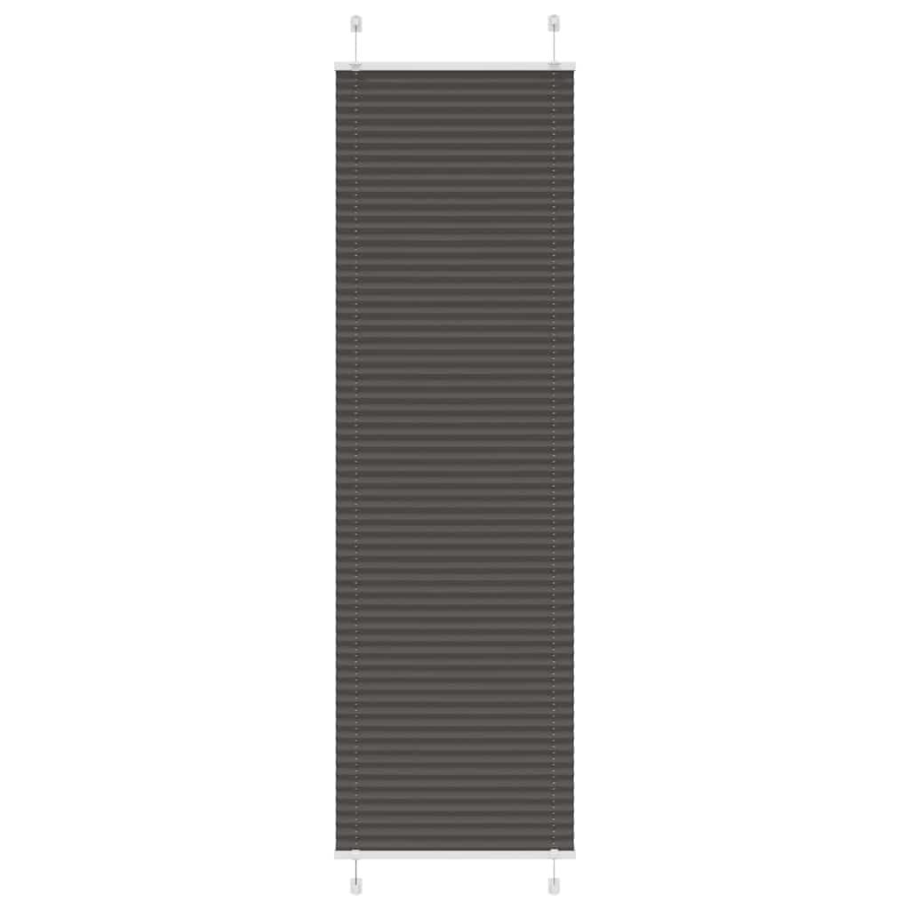 vidaXL Plissee Anthrazit Stoffbreite 39,4 cm Polyester