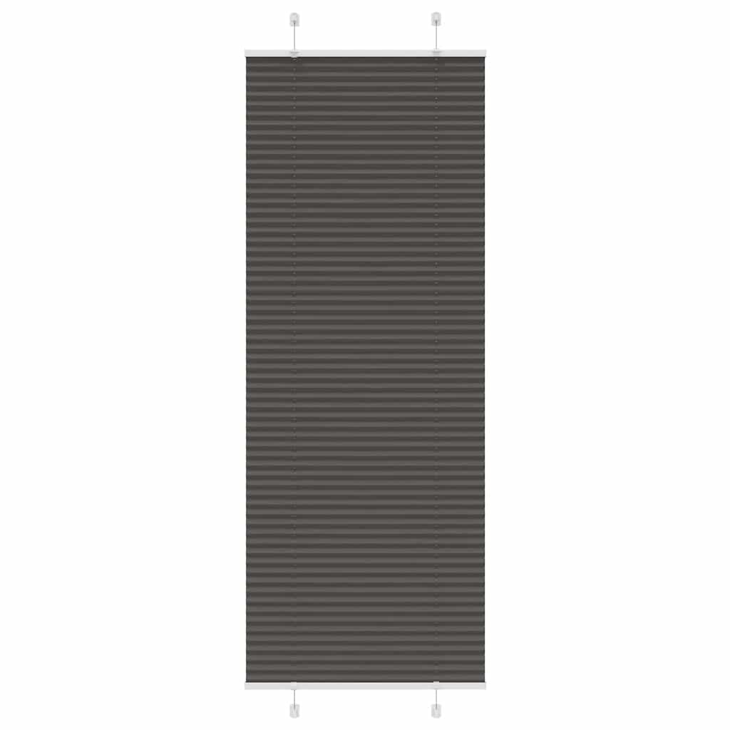 vidaXL Plissee Anthrazit Stoffbreite 39,4 cm Polyester