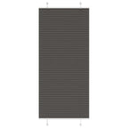 vidaXL Plissee Anthrazit Stoffbreite 39,4 cm Polyester