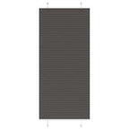 vidaXL Plissee Anthrazit Stoffbreite 39,4 cm Polyester
