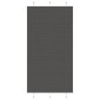 vidaXL Plissee Anthrazit Stoffbreite 39,4 cm Polyester